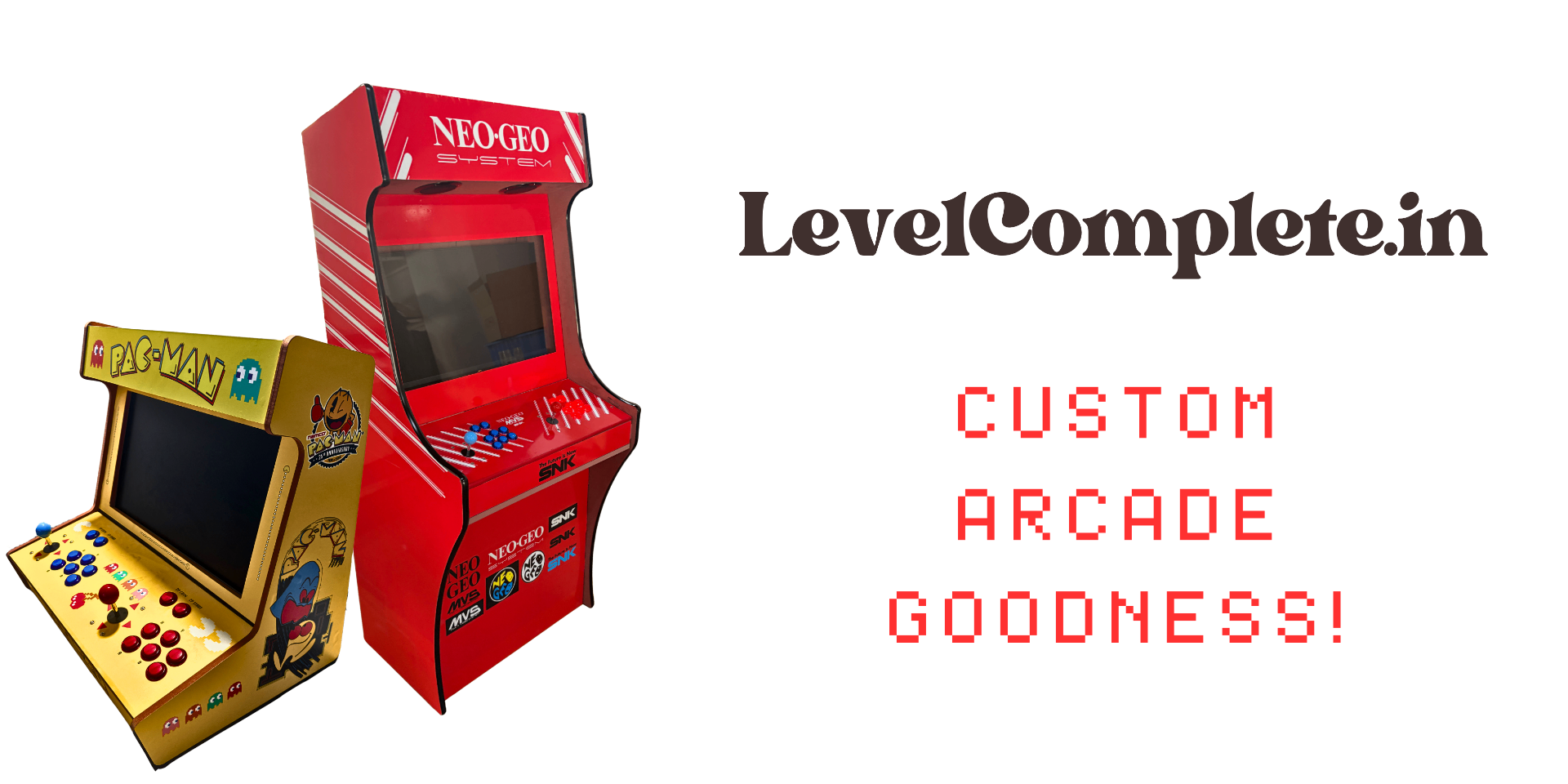 LevelComplete.in — custom arcade cabinets